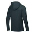 thumbnail image 3 of Men's ComfortWash  Charcoal Oklahoma Sooners Long Sleeve Hooded T-Shirt, 3 of 3