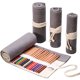 thumbnail image 4 of Matsuzay Nueva lona Wrap Cable Lines Lápiz Bolígrafos Herramientas Accesorios Organizador Roll Up Bag pinturas Gris 20*34cm, 4 of 6