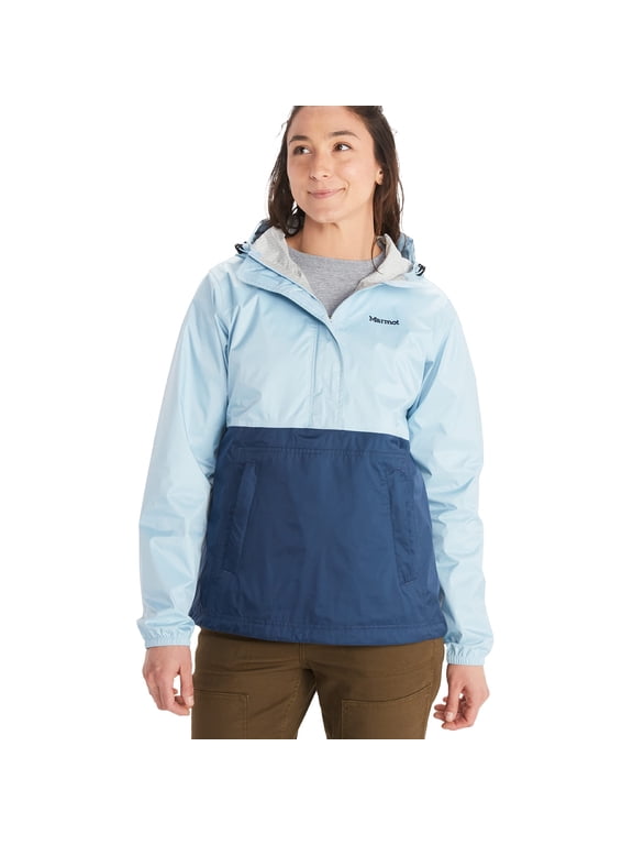 MSRP $90 Marmot Womens Breathable Waterproof 1/4 Zip Jacket Blue Size Small
