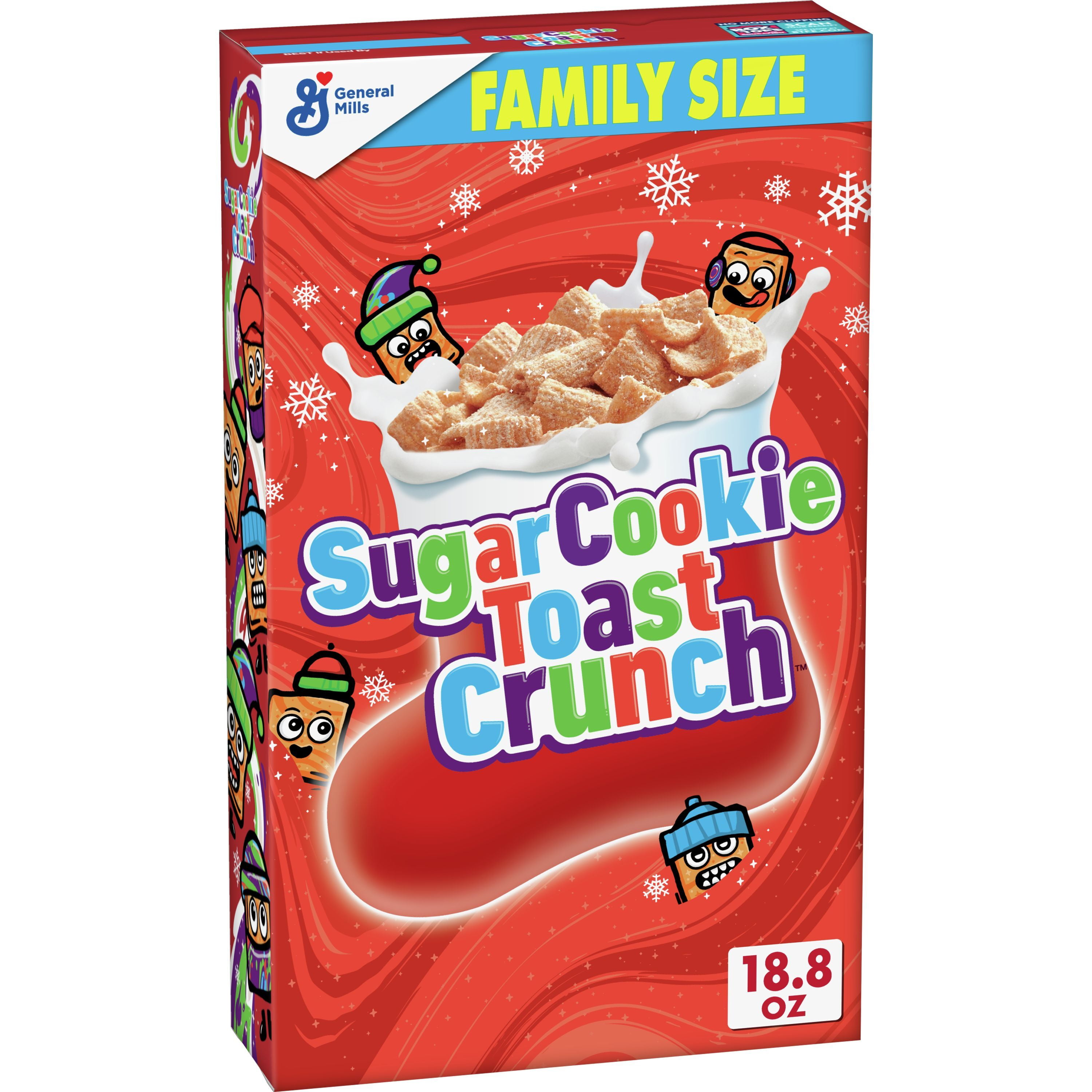 Sugar Cookie Toast Crunch Breakfast Cereal, Limited Edition, Family