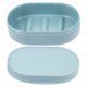 thumbnail image 5 of Caja de jabón portátil, 3 unidades, soporte de almacenamiento, caja, plato con tapa, platos de drenaje, PP, viaje, 5 of 6