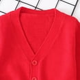 thumbnail image 6 of Gibobby Sweater Baby Boys Girls Button-Up Cardigan Crew Neck Long Sleeve 12 Months 2t 3t 4t Toddler Knit Sweater(7-8 Years,Red), 6 of 6