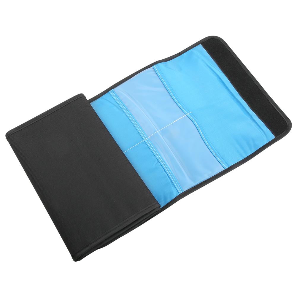 Mgaxyff 12 Slots Black Nylon Shock Absorption Storage Bag Case Pouch