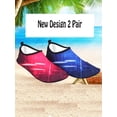 thumbnail image 1 of 2 PAIR New Water Sport Diving Swim Yoga Socks Soft Beach Shoes For Men Women Outdoor Unisex  Anti-slip Dry Aqua Quickly, 1 of 8