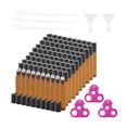 thumbnail image 2 of Botella Vial de vidrio cosmético Colco contenedor recargable Roll On para aceites esenciales aceites corporales hogar viaje 100 piezas, 2 of 8