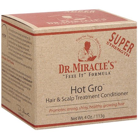 Dr. Miracle's Hot Gro Hair & Scalp Treatment Conditioner, 4 (Best Product For Dry Flaky Scalp)