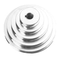 thumbnail image 4 of Aluminum A Type 5 Step Pagoda Pulley Wheel 150mm Outer Dia for Timing V-Belt N1HF ,Easy Installation, 4 of 6
