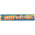 thumbnail image 2 of Comic Style Happy Birthday Banner with Toy Guns and Target Elements Background Backdrop Decor Party Supplies Birthday Decoration Photography Props Birthday Party Decorations, 2 of 8