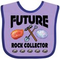 thumbnail image 3 of Inktastic Future Rock Collector Boys or Girls Baby Bib, 3 of 4