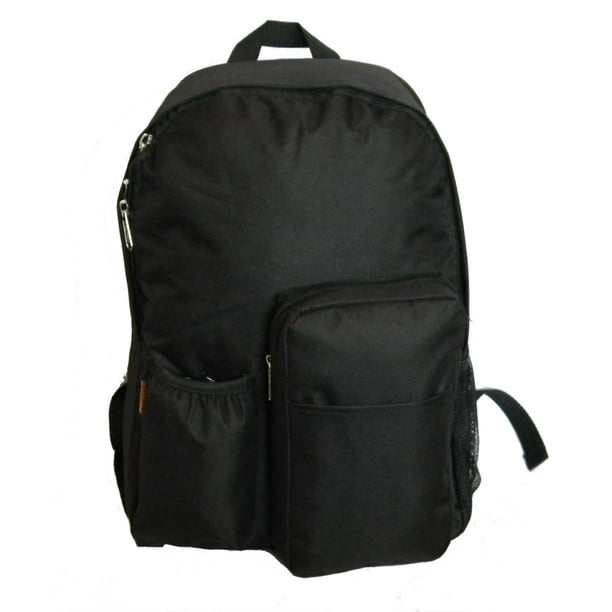 KCliffs 17 Backpack with front water bottle holder Black Walmart