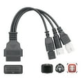 thumbnail image 3 of 3-in-1 Motorcycle OBD2 Diagnostic Cable for Yamaha (3-Pin/4-Pin) & Honda (6-Pin) - Easy Installation, Stable Performance, Fault Code Reading Tool with Reliable Connection and Professional Quality, 3 of 5