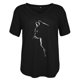 thumbnail image 4 of Pntutb Moda Mujer Impreso V-Cuello Camiseta Manga Corta Casual Tee tops Blusa Pntutb Pntutb-1273, 4 of 5