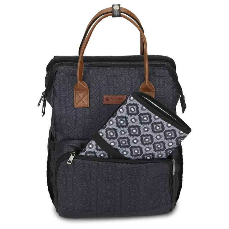 Monbebe Bolt Infant Diaper Bag Backpack with Bassinet Changing