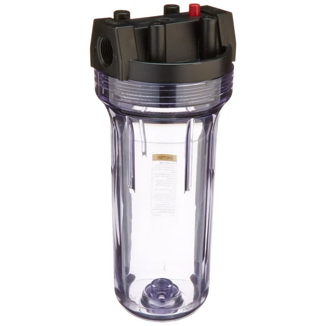 Pentek 150435 Boîtier de Filtre Standard Transparent 3/4 Pouce 10 Pouces
