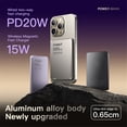 thumbnail image 3 of Owyfho 20W PD 15W Wireless Fast Charge 5000mAh Portable Magsafe Power Bank for iPhone 16 15 14 Samsung, 3 of 4