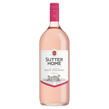 Sutter Home White Zinfandel California Wine, 1.5 L Glass Bottle, 9.5% ABV