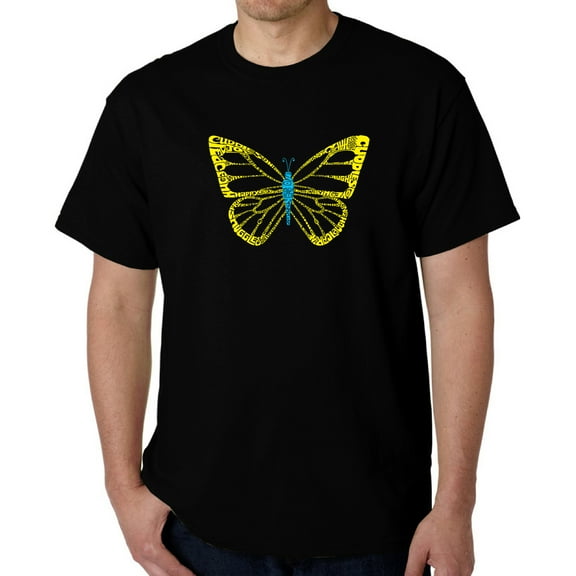 Men's Word Art T-shirt - Butterfly