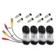 thumbnail image 1 of Cable Irfora 32ft 4pcs/lot de BNC DC conector Video Power Cable siamés para CCTV cámara DVR Irfora Cable, 1 of 7