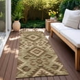 thumbnail image 3 of Addison Rugs Chantille Indoor/Outdoor Transitional Southwest Mocha Machine Washable Runner Rug, 2'3" x 7'6", 3 of 8