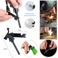 thumbnail image 5 of XUANLAN Kit de supervivencia de emergencia 13 en 1, herramienta de supervivencia al aire libre con pulsera de supervivencia, iniciador de fuego, silbato, cortador de madera, clip para botella de agua,, 5 of 5