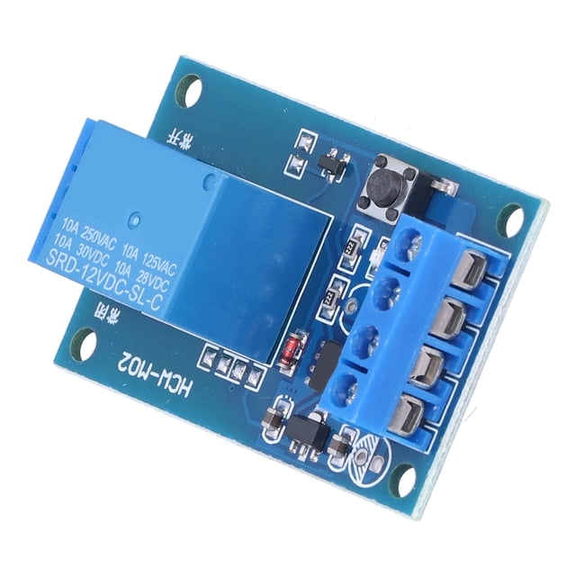 Modulo De Relé De 12 V, Módulo De Relé De Un Botón Antiinterferencias Fuerte Para Automóvil