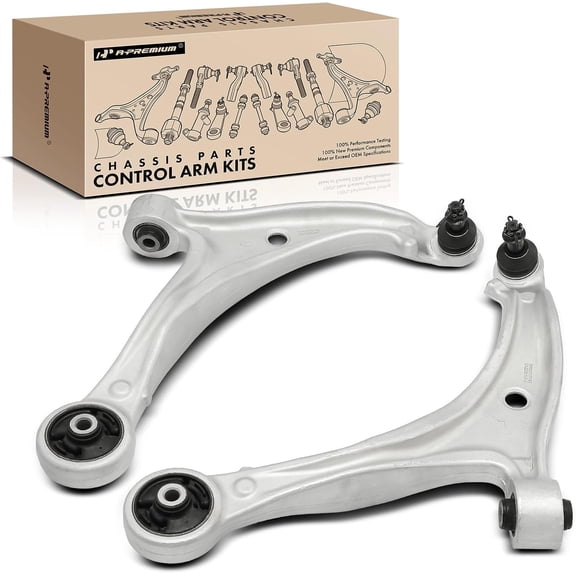 A-Premium 2 x Front Lower Control Arm, with Ball Joint & Bushing, Compatible with Honda Odyssey 2005-2010