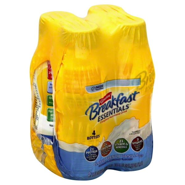 Nestle Carnation Breakfast Essentials Nutritional Drink, 4 ea