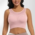 thumbnail image 3 of Plebaso Women's Wireless Sports Bras Mesh Breathable Workout Bras Comfort Padded Womens Athletic Bras, 3 of 6