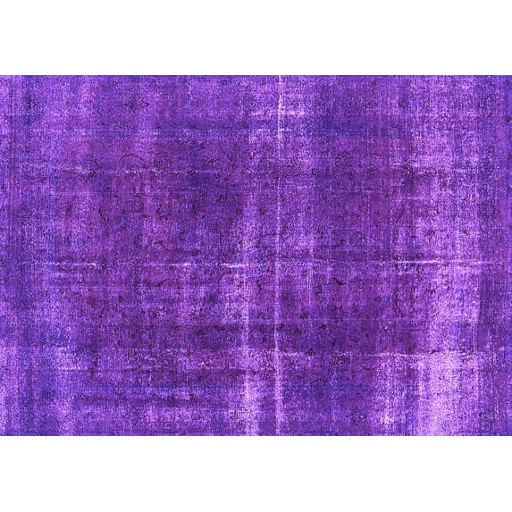 Ahgly Company Indoor Rectangle Oriental Purple Industrial Area Rugs, 2' x 4'