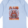 thumbnail image 4 of Inktastic Truck Driver Funny Big Rig Truck Driving Boys or Girls Long Sleeve Baby Bodysuit, 4 of 5
