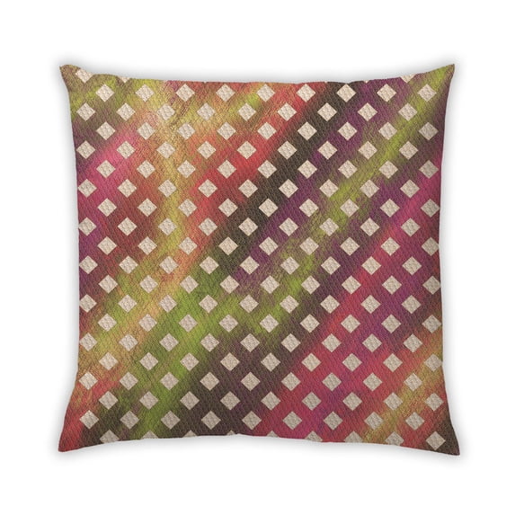 Ahgly Company Outdoor Square Contemporary Throw Pillow, 18 inch by 18 inch