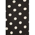 thumbnail image 4 of MOA Collection Women's Polka Dot Elastic Waistband Stretch Pencil Midi Skirt, 4 of 4