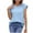 Sky Blue, variant on Mrat Crop Tank Tops Womens Tank Tops Summer T Shirts Round Neck Sleeveless Casual Loose Blouses Crop Tank Tops for Women S-355 White XL