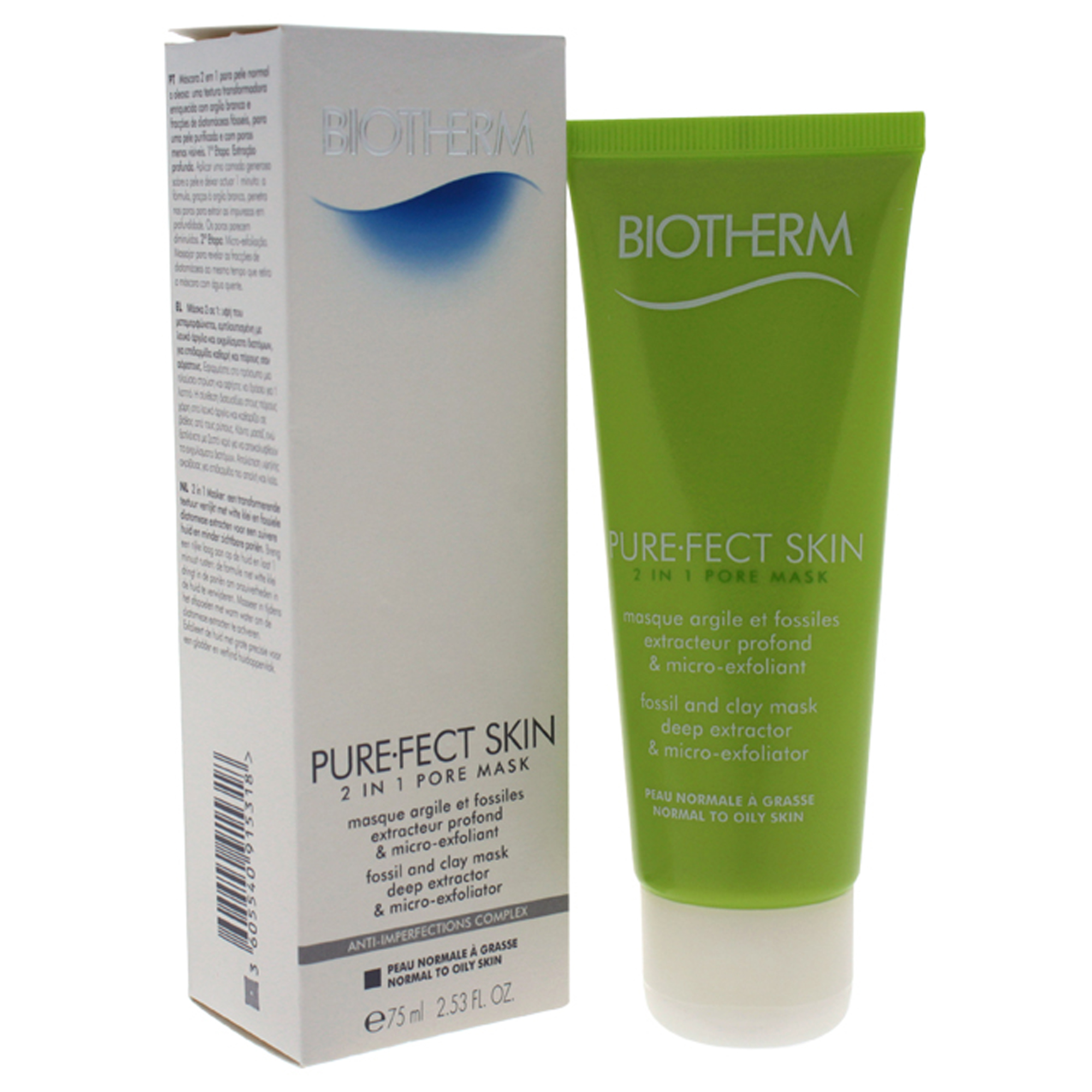 Máscara Biotherm Biotherm Purefect Skin 2 in1 Pore Mask Máscara Dama 2 ...