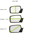 thumbnail image 5 of Fits 13-16 CR-Z Left Driver Mirror Glass Lens w/Silicone USA, 5 of 6