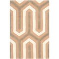 thumbnail image 2 of SAFAVIEH Cambridge Oswald Geometric Wool Area Rug, Orange/Gray, 2' x 3', 2 of 8