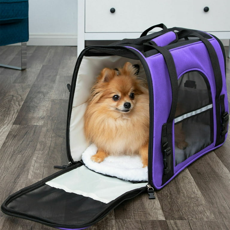 Pnimaund Large Pet Carrier, Soft Dog Carrier with Upgrade Lockable