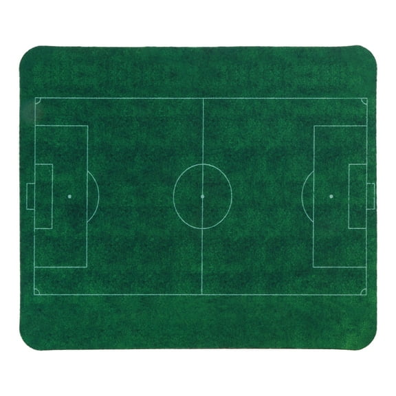 Soccer Gaming Mousepad Soccer Ground Field Green Mouse Pad Mouse Mat for Computer Desk Laptop Office Non-Slip Rubber