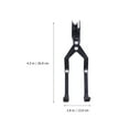 thumbnail image 2 of Mobutofu 1 Set Overhead Storage Rack Black Steel Hanging Rack for Cyclists, 2 of 7