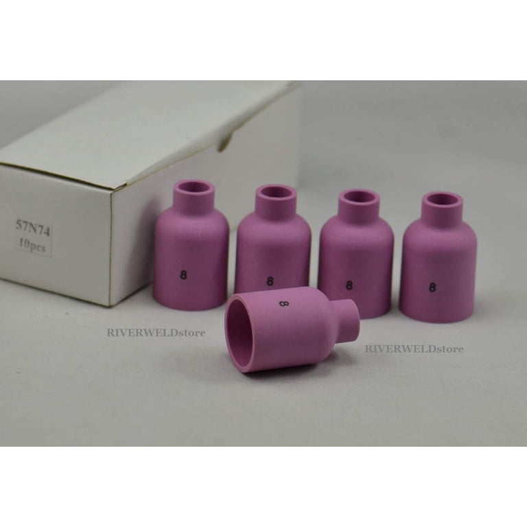 RIVERWELD TIG Collet Bodies 10N31X (5 Pack) - 2.0mm Orifice For WP, PTA, DB, SR Series 17/18/26 Torches