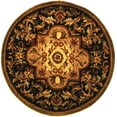 thumbnail image 2 of SAFAVIEH Classic Kirsteen Oriental Wool Area Rug, Black/Beige, 3'6" x 3'6" Round, 2 of 11