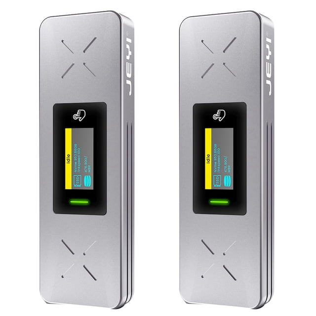 2X I9X Smart M.2 NVMe / SSD Gabinete, USB 3.2 Gen 2 10Gbps, Estuche Adaptador Externo M2 Compatible con M-Key B+M Key UASP Trim