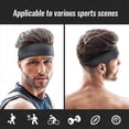 thumbnail image 3 of Mens Headband 4 Pack, Unisex Sports Headbands, 3 of 5