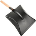 thumbnail image 3 of Pala de hierro pequeña para exteriores, pala de hierro con mango de madera, pala de tierra portátil para jardinería., 3 of 8