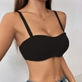 thumbnail image 6 of YUGYXL Women's Seamless Wireless T-Shirt Bras Full Coverage No Underwire Comfort Push Up Everyday Bra Black, 6 of 7