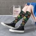 thumbnail image 5 of Sikiie Hawaiian Tribal Mask Knee Socks, High Socks Long Stretchy Sock Women Knee High Stocking, Long Socks for Women, 5 of 6