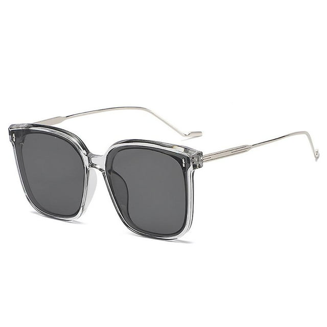 Versión coreana retro de gafas delgadas anti-ultravioleta, hechas de plástico, metal y PC