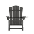 thumbnail image 6 of Flash Furniture Newport Adirondack Rocking Chair with Cup Holder Gray 2/Pack (2LEHMP104431GY), 6 of 9