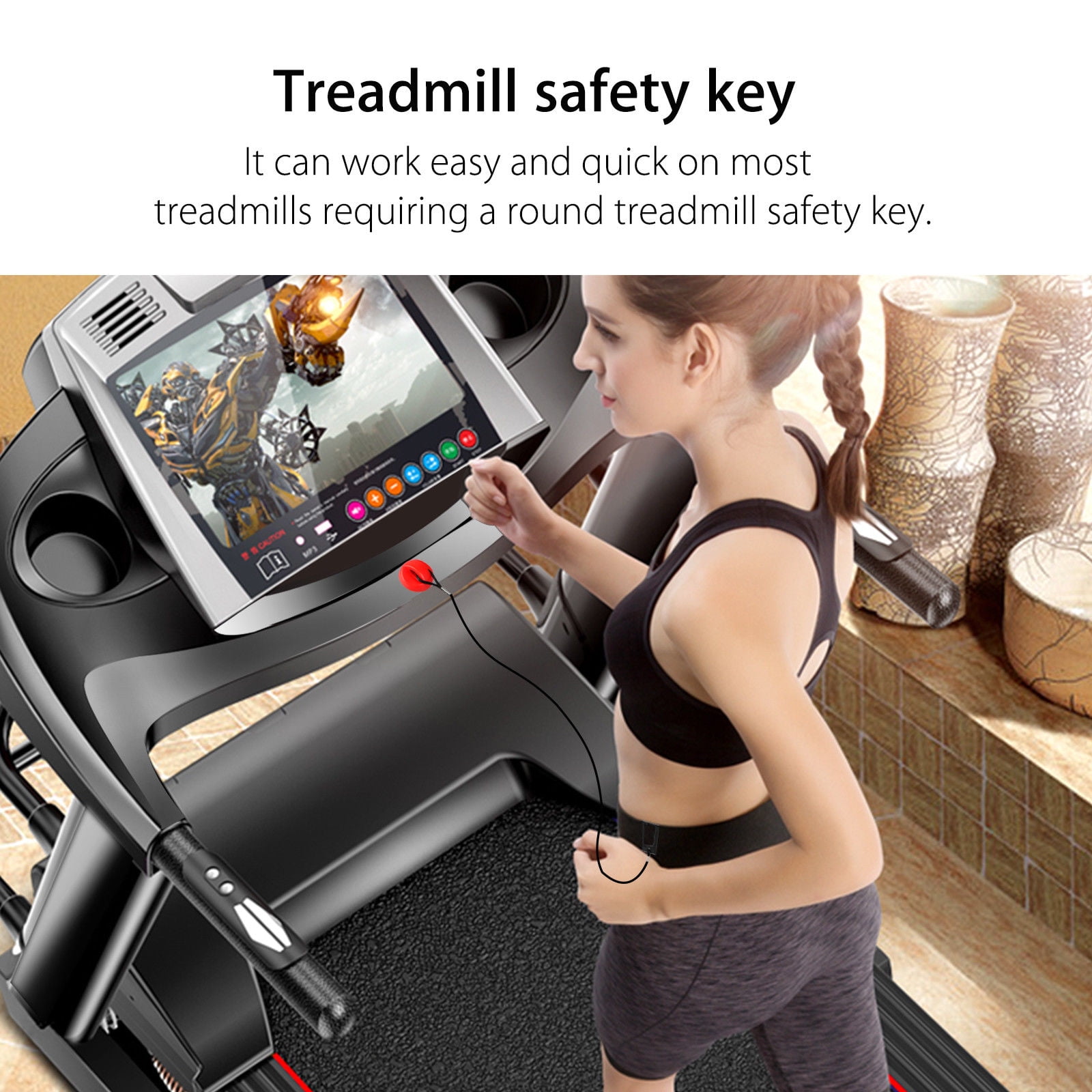 Magnetic Clip On Icon Fitness Treadmill Safety Key for ProForm Round Top 