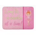 thumbnail image 1 of Carolines Treasures BB5398RUG Ballet in 8 Counts Red Hair Machine Washable Memory Foam Mat, 1 of 4